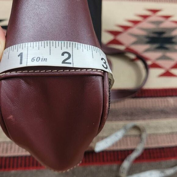 Jack Georges Black Brown Canvas Leather Messenger Laptop Bag Carry On Simple - Picture 12 of 12